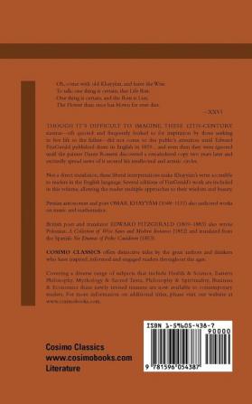 The Rubaiyat of Omar Khayyam First Second and Fifth Editions (Cosimo Classics Literature)