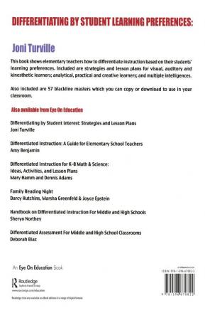 Differentiating By Student Learning Preferences