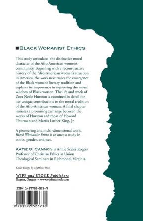 Black Womanist Ethics