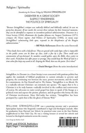 Dissenter in a Great Society: A Christian View of America in Crisis (William Stringfellow Library)