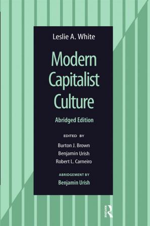 Modern Capitalist Culture Abridged Edition