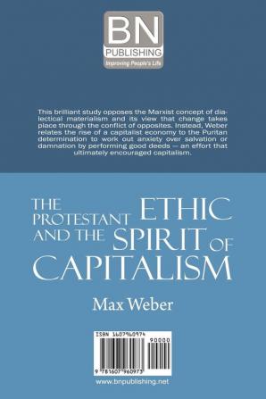The Protestant Ethic and the Spirit of Capitalism