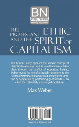 The Protestant Ethic and the Spirit of Capitalism