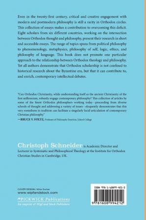 Theology and Philosophy in Eastern Orthodoxy: Essays on Orthodox Christianity and Contemporary Thought