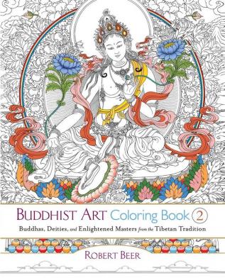 Buddhist Art Coloring Book 2