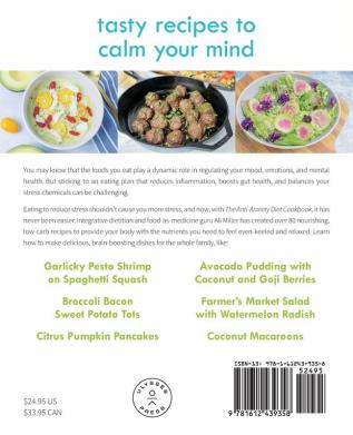 The Anti-Anxiety Diet Cookbook: Stress-Free Recipes to Mellow Your Mood