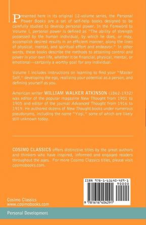 Personal Power Books (in 12 Volumes) Vol. I