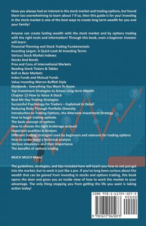 Stock Market &amp; Options Trading For Beginners ! Bundle! 2 Books in 1!
