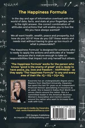 The Happiness Formula: Three Foundational Principles to Multiply Happiness