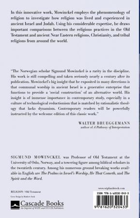 Religion and Cult: The Old Testament and the Phenomenology of Religion