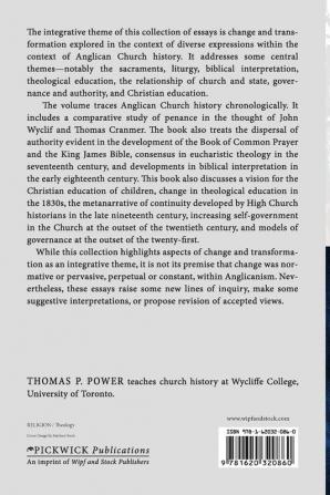 Change and Transformation: Essays in Anglican History