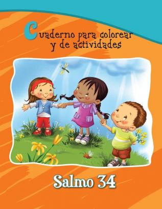 Salmo 34: Cuaderno para colorear: 5 (Capítulos de la Biblia Para Niños)