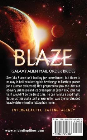 Blaze: A Qurilixen World Novella: 3 (Galaxy Alien Mail Order Brides)