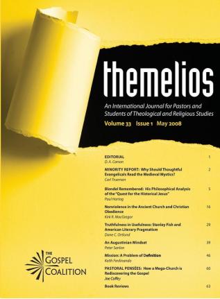 Themelios Volume 33 Issue 1