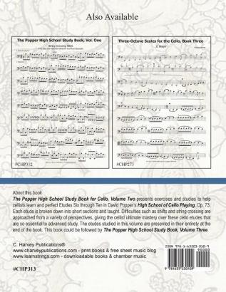 The Popper High School Study Book for Cello Volume Two