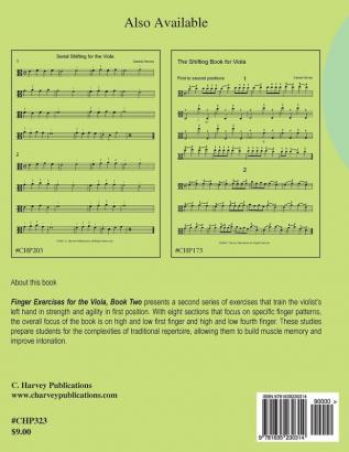 Finger Exercises for the Viola Book Two