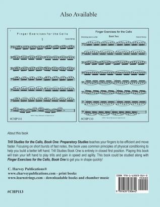 Trill Studies for the Cello Book One: Preparatory Exercises