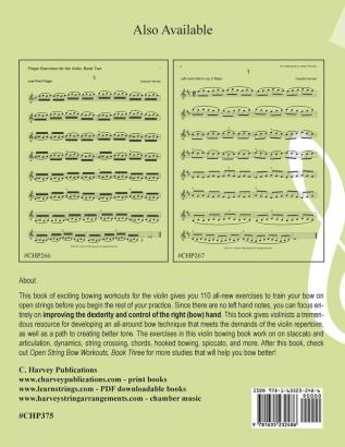 Open String Bow Workouts for Violin Book Two