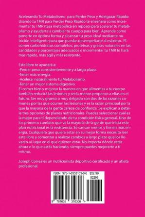 Acelerando Tu Metabolismo para Perder Peso y Adelgazar Rápido: Más Delgado Más Esbelto Más Joven