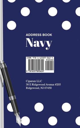 Address Book Navy