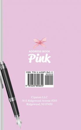 Address Book Pink