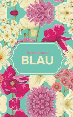 Adressbuch Blau