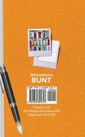 Adressbuch Bunt