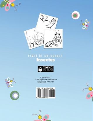 Livre de coloriage Insectes