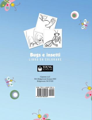 Bugs e insetti Libro da colorare