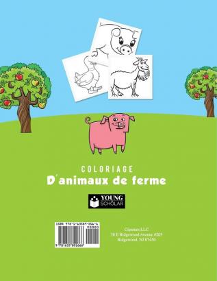 Coloriage d'animaux de ferme