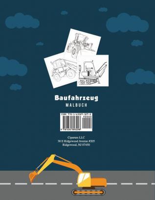 Baufahrzeug Malbuch