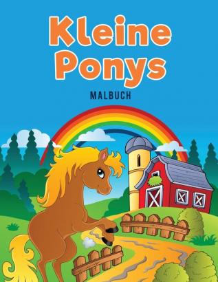 Kleine Ponys Malbuch