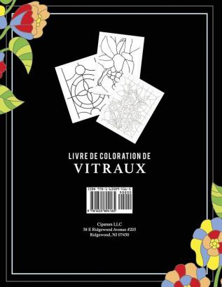 Livre de coloration de vitraux