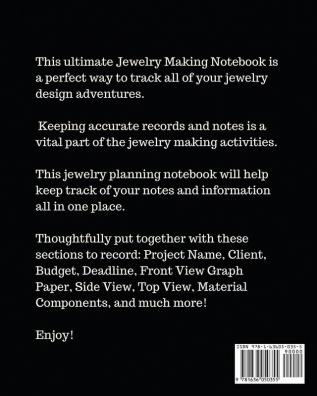 My DIY Jewelry Project Notebook: DIY Project Planner - Organizer - Crafts Hobbies - Home Made