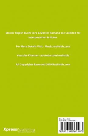 Best 165 Telugu Songs (Ver 1.0) - (Saregama) Format: Rushisbiz Piano Notes - (Video Links+Notes+Scales+Index) - Medium Size (6X9 Book)