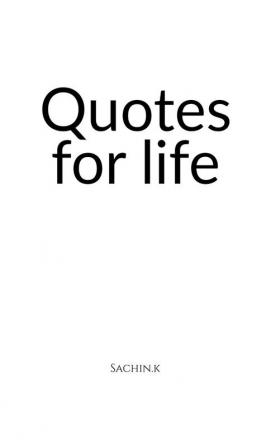 Quotes for life