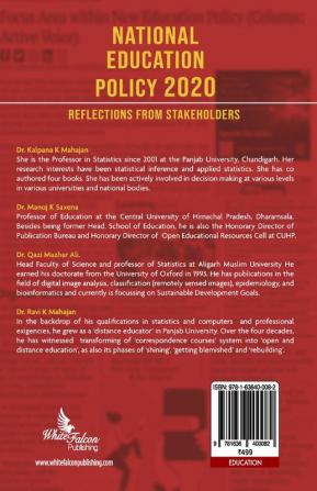 National Education Policy 2020: Reflections from Stakeholders