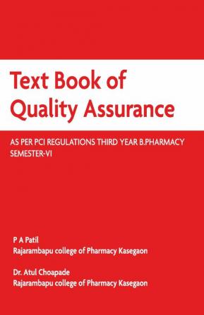 Text Book of Quality Assurance