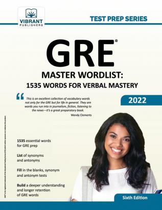 GRE Master Wordlist: 1535 Words for Verbal Mastery (Test Prep Series)