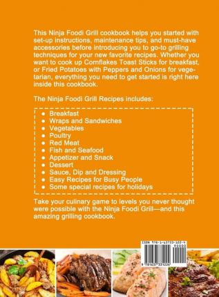 Ninja Foodi Grill Cookbook for Beginners 2020: Quick & Healthy Recipes with Guilt-Free Fried Food to Roast Bake Dehydrate Indoor Electric Grill