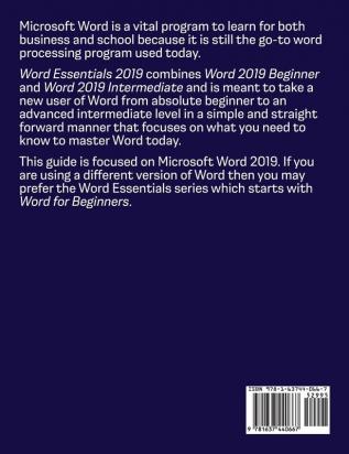 Word Essentials 2019