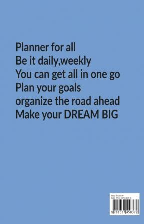 MY DREAM PLANNER 2021