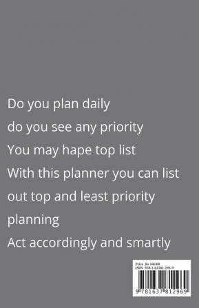 PLAN SMART ACT SMART PLANNER