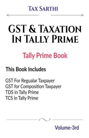 Gst & Taxation In Tally Prime | Tally Prime Book | Volume -3Rd