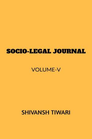 Socio-Legal Journal: Volume-V