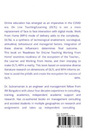 OnLine Teaching Working From Home : Dimensions of Readiness for Transition