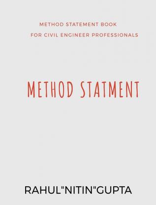 METHOD STATEMENT BOOK