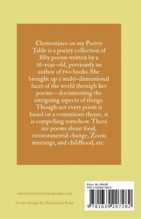 Clementines on my Poetry Table : A Poetry Collection