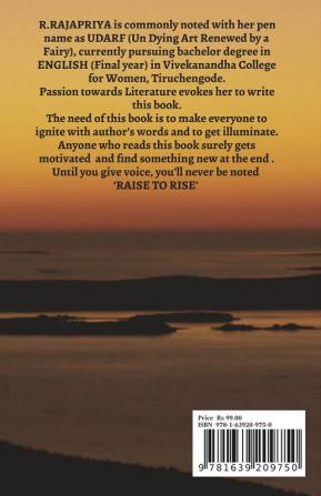 RAISE TO RISE : QUOTES FOR LIFE