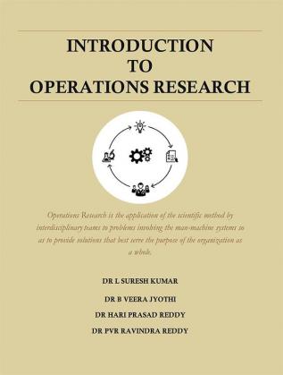 INTRODUCTION TO OPERATIONS RESEARCH